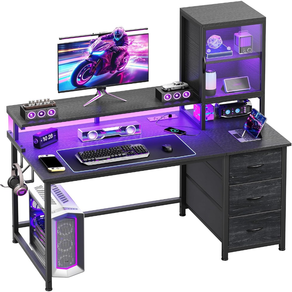 Gaming Desk With Hutch - 47