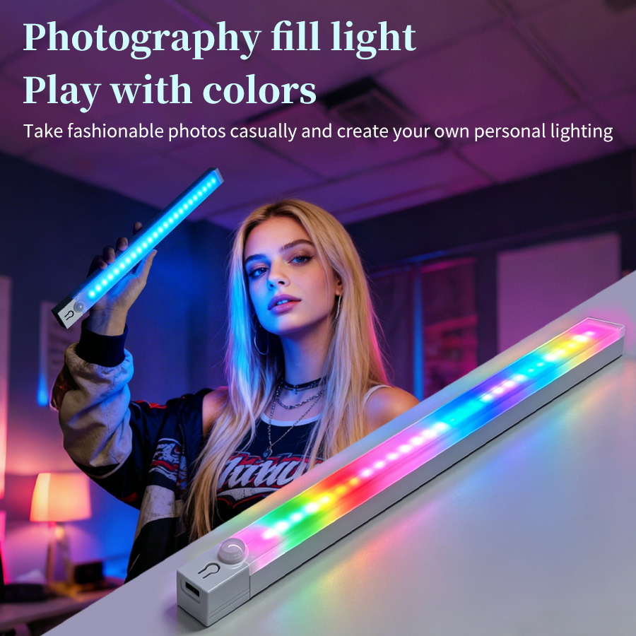 Rechargeable RGB LED Desk Ligh - Gaming Desk With Hutch review and price