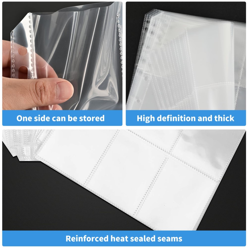 50 Sheets 9 Pocket Single Side - Binder Storage Box review and price