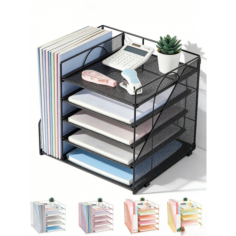 5Layer Paper File Rack Office  - Binder Storage Box review and price