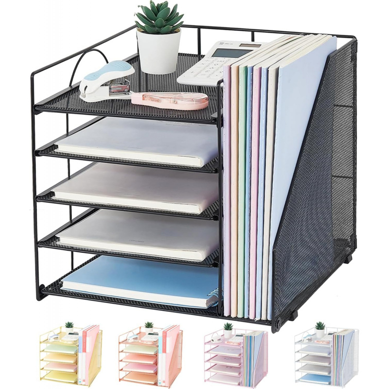 5Layer Paper File Rack Office  - Binder Storage Box review and price