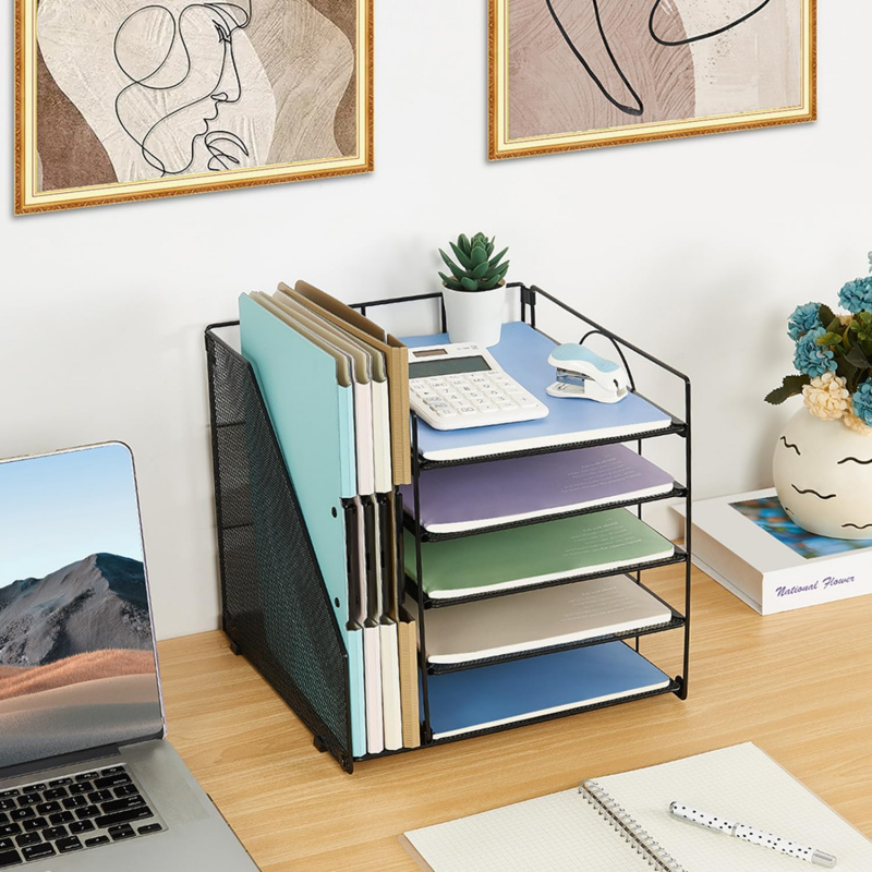 5Layer Paper File Rack Office  - Binder Storage Box review and price