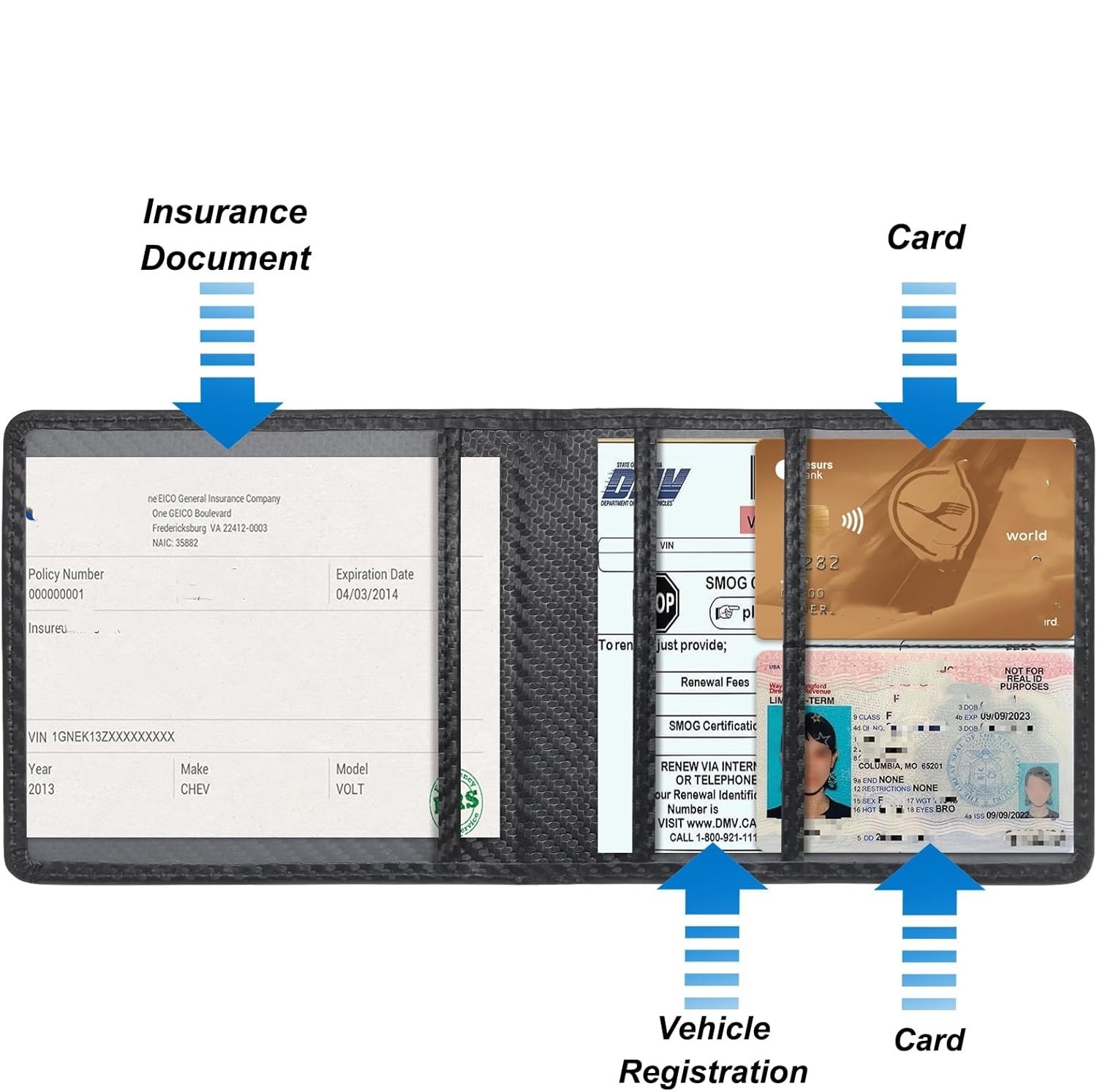 Car Registration and Insurance - Binder Storage Box review and price