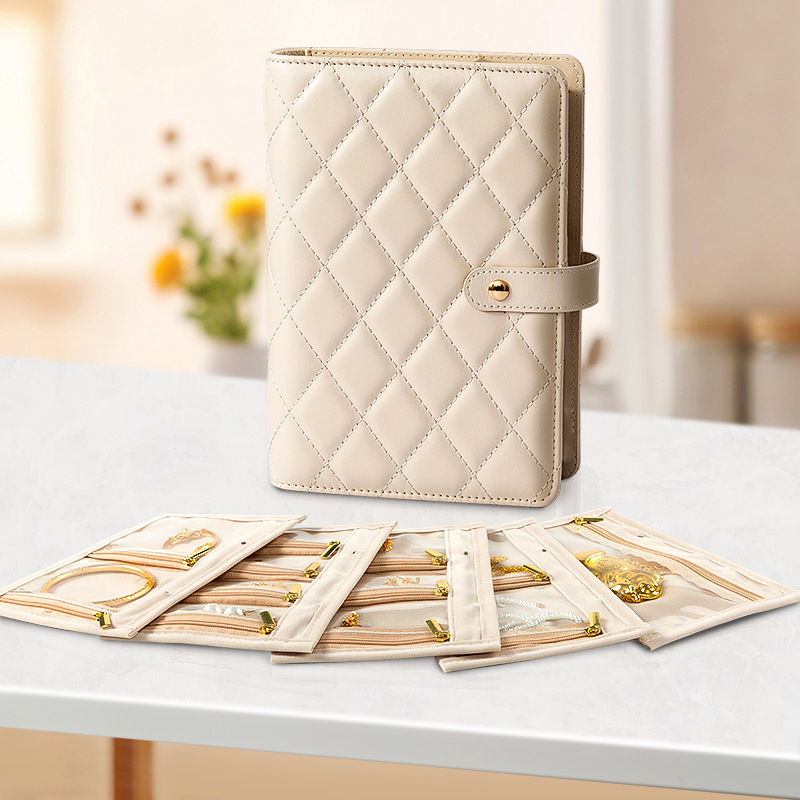 PU Leather Jewelry Storage Boo - Binder Storage Box review and price
