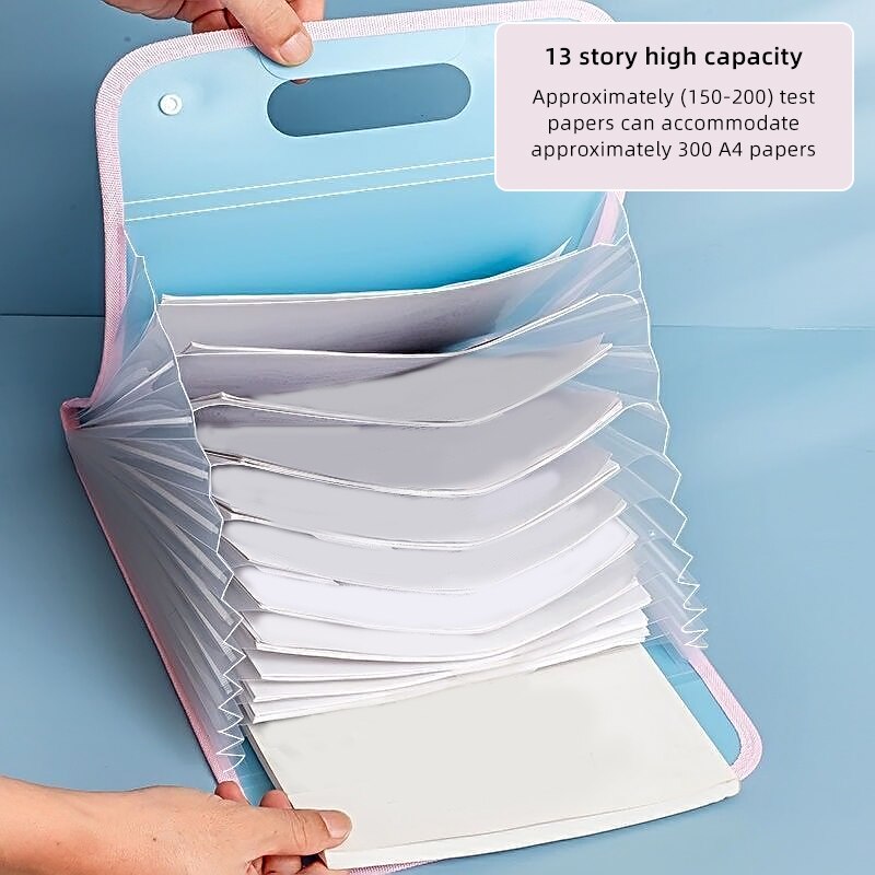 13 Pocket File Folders Portabl - Binder Storage Box review and price
