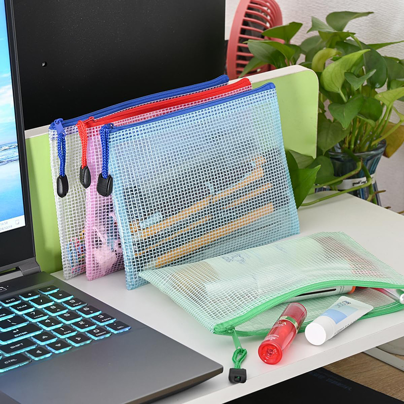 5/20PCS A4/A5 Mesh Zipper Pouc - Binder Storage Box review and price