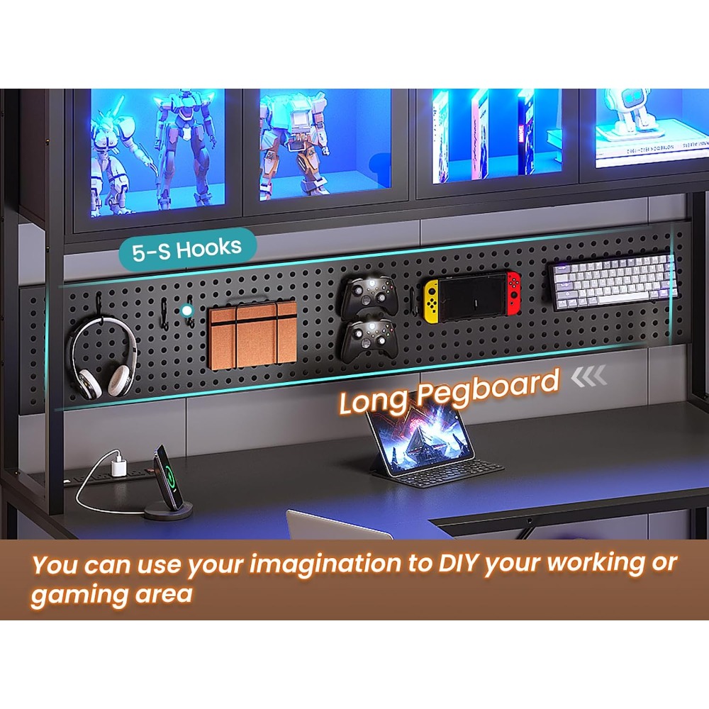 L Shaped Gaming Desk with Draw - Gaming Desk With Hutch review and price